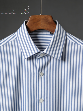 条纹商务衬衫